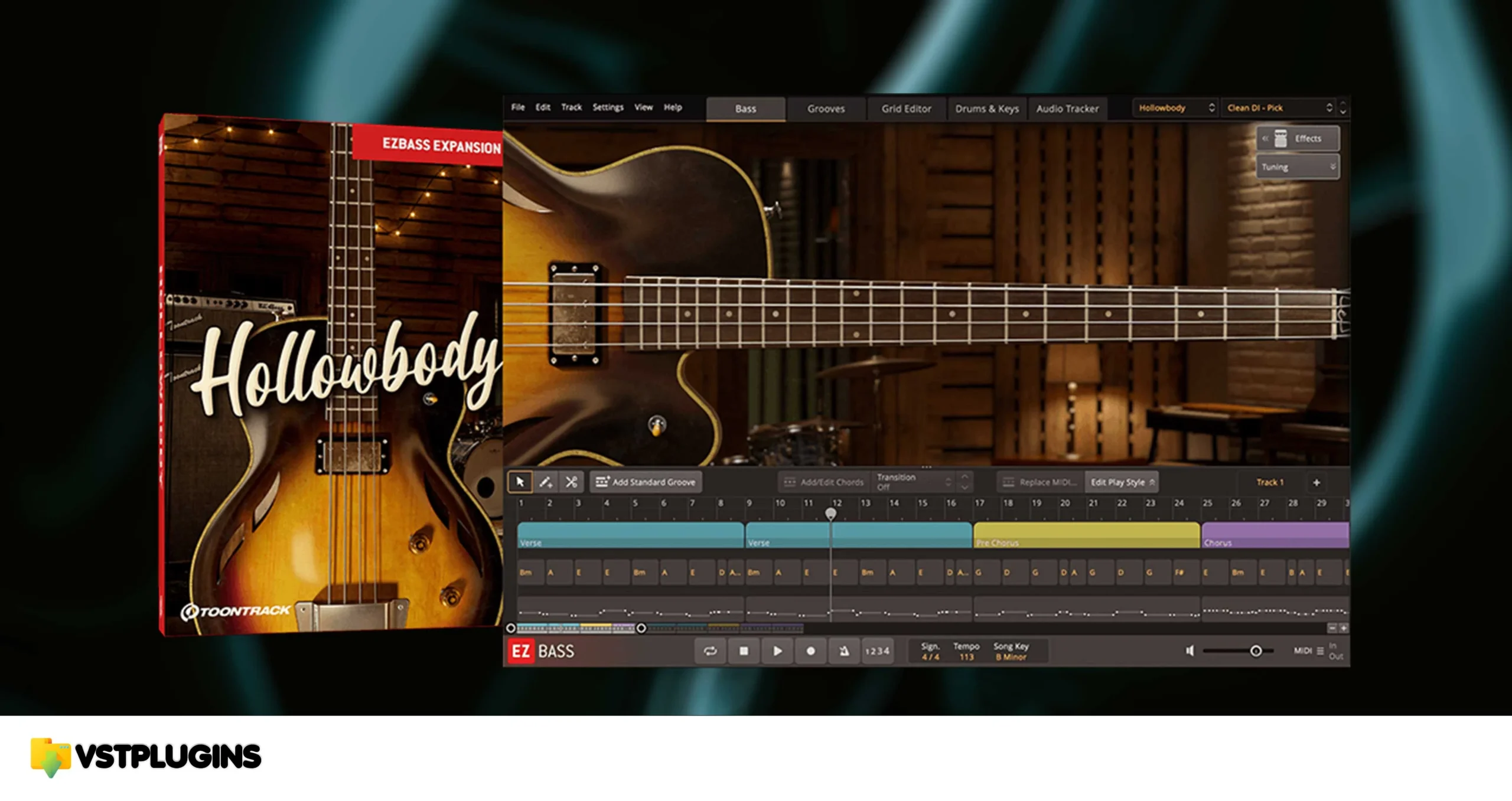 Toontrack – Hollowbody EBX (SOUNDBANK)